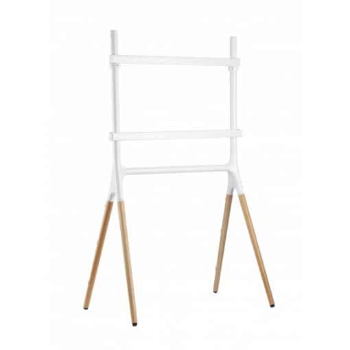 Cavalletto porta TV a quattro gambe per schermi 49″-70″ bianco Cavalletto porta TV a quattro gambe per schermi 49″-70″ bianco
